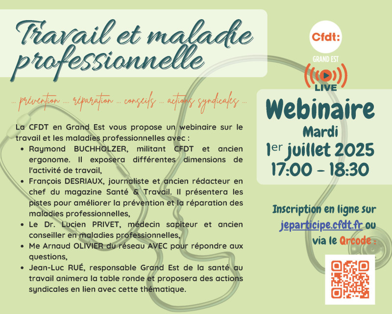 Travail et maladies professionnelles (MP)