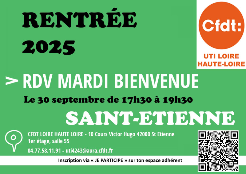 ACCUEIL BIENVENUE ST ETIENNE 30 SEPTEMBRE 2025