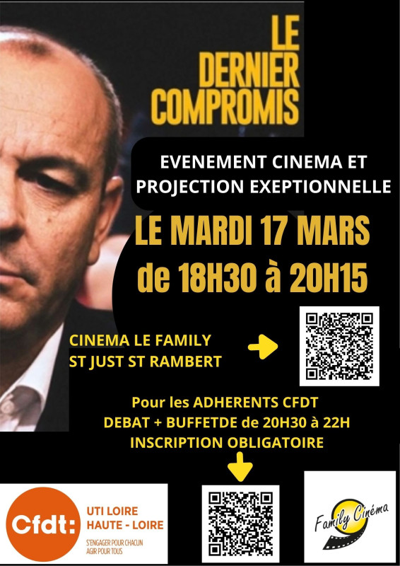 EVENEMENT CINE DEBAT / LE DERNIER COMPROMIS