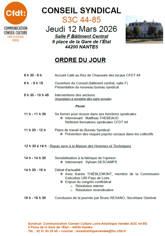 Conseil Syndical S3C Loire Atlantique Vendée