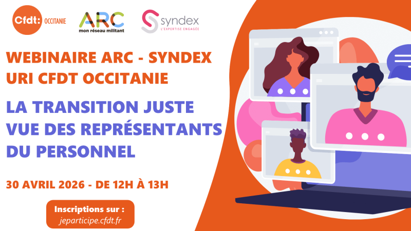 Webinaire ARC - La Transition juste vue des représentants du personnel