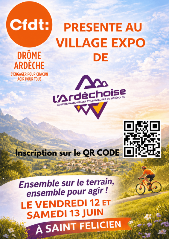 Stand CFDT Ardéchoise