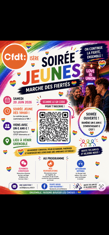 Soirée jeunes des fiertés