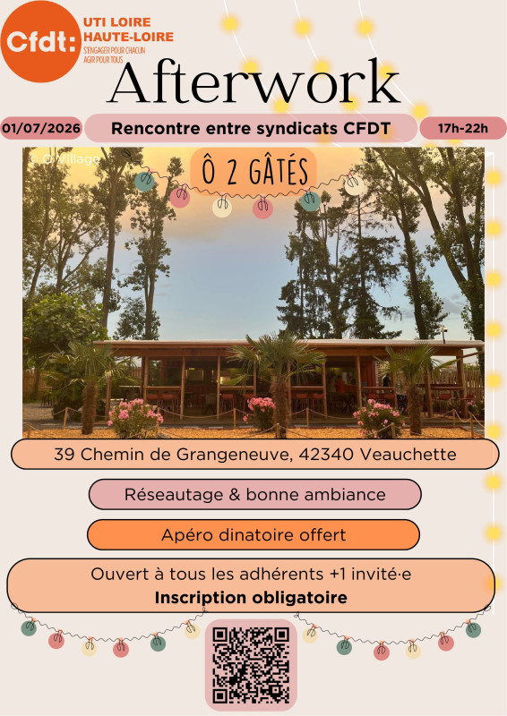 Afterwork 1er juillet 2026