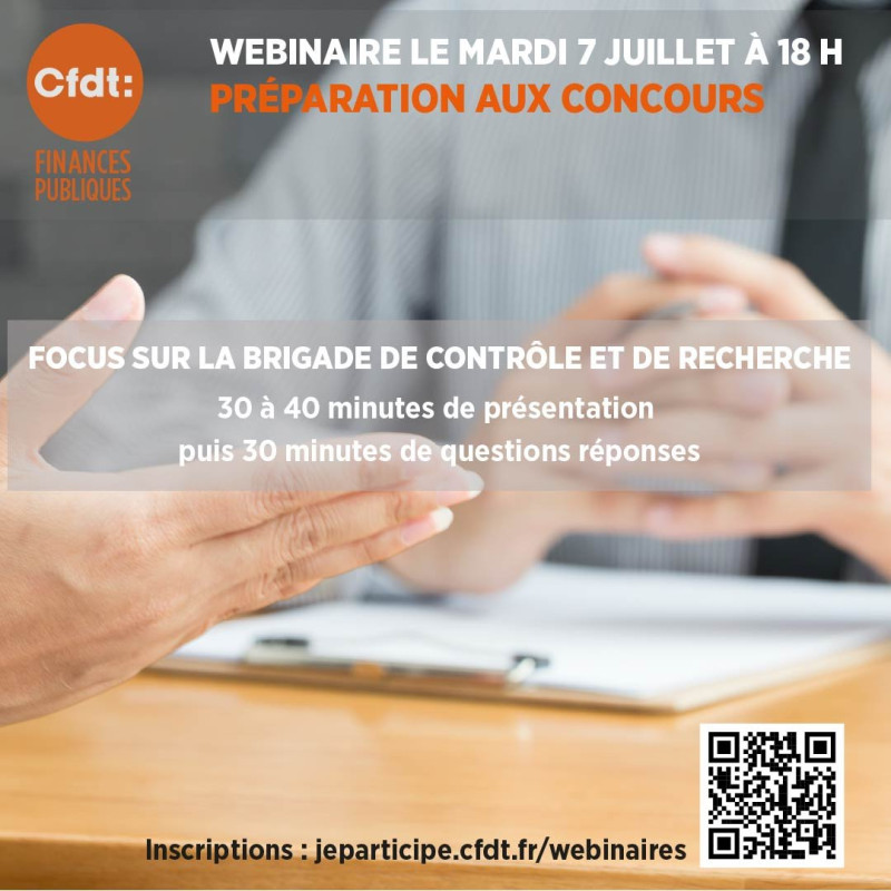 Préparation Concours DGFIP toutes catégories - Présentation de la Brigade de Contrôle et de Recherche