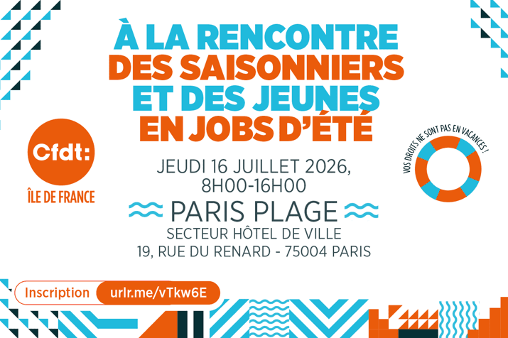 À LA RENCONTRE DES SAISONNIERS ET DES JEUNES EN JOBS D’ÉTÉ