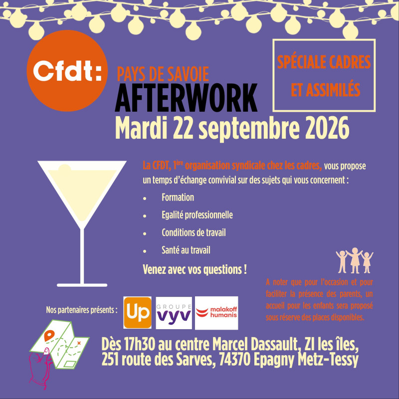 Afterwork CFDT Cadres et assimilés