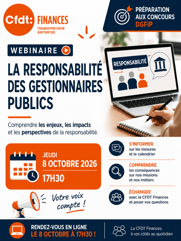 Préparation Concours DGFIP toutes catégories / La Responsabilité des Gestionnaires Publiques