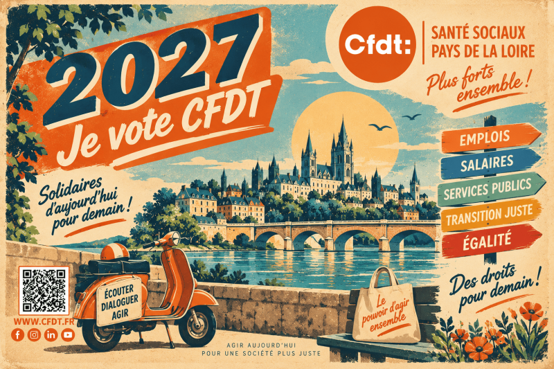 Conseil UPR CFDT Santé-sociaux PDL du 16 octobre 2026