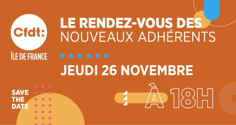 Le Rendez-vous des nouveaux adhérents