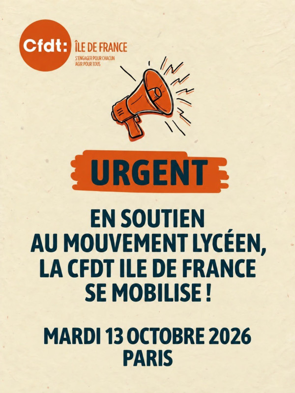 Service d’ordre • Mobilisation du 13 octobre • Appel à volontaires