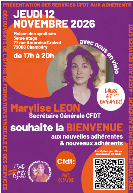 Marylise Léon souhaite la bienvenue à nos nouveaux adhérents