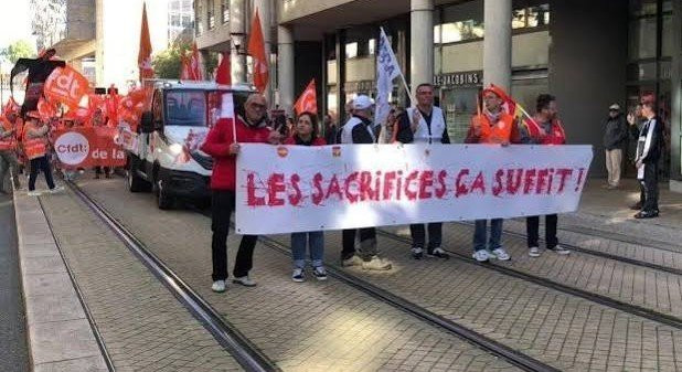 Manifestation intersyndicale 5 novembre